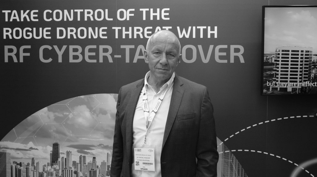 Martin Broomhead AFC MRAeS, UK Managing Director of D-Fend Solutions